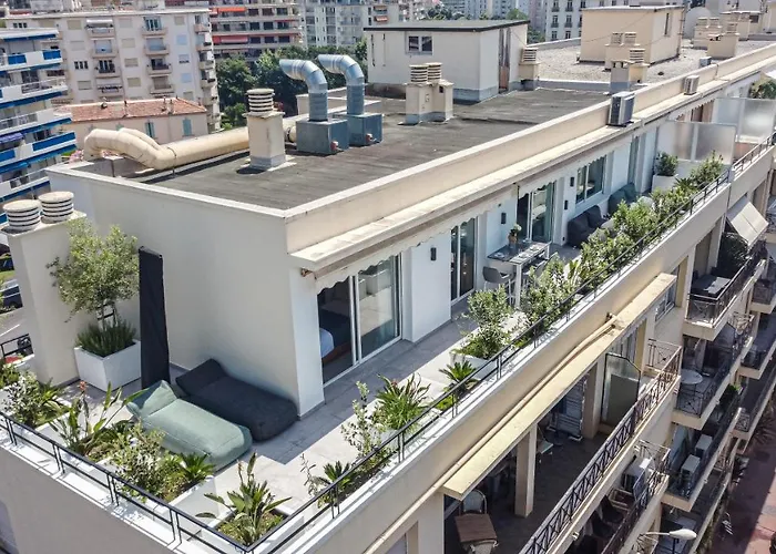 شقة Luxurious Penthouse Rooftop Martinez Croisette *