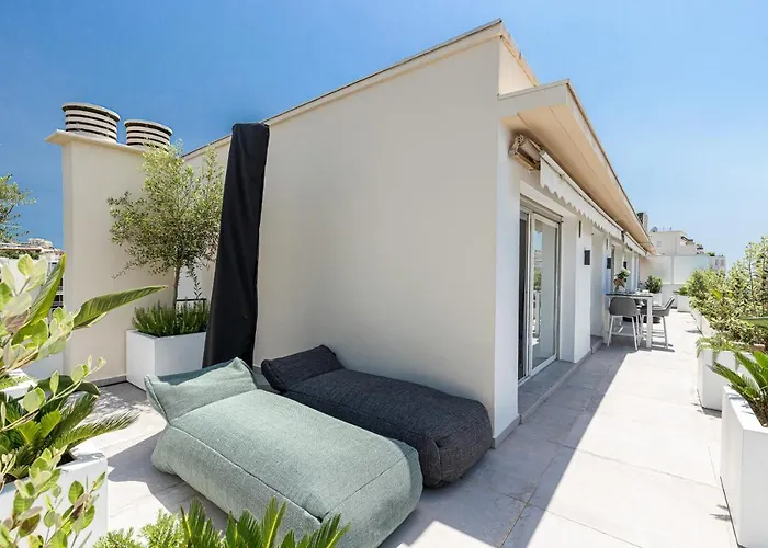Luxurious Penthouse Rooftop Martinez Croisette شقة