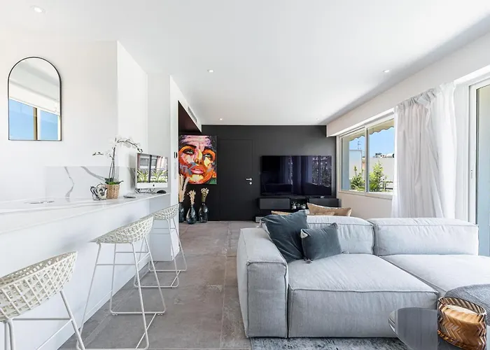 Luxurious Penthouse Rooftop Martinez Croisette شقة كان