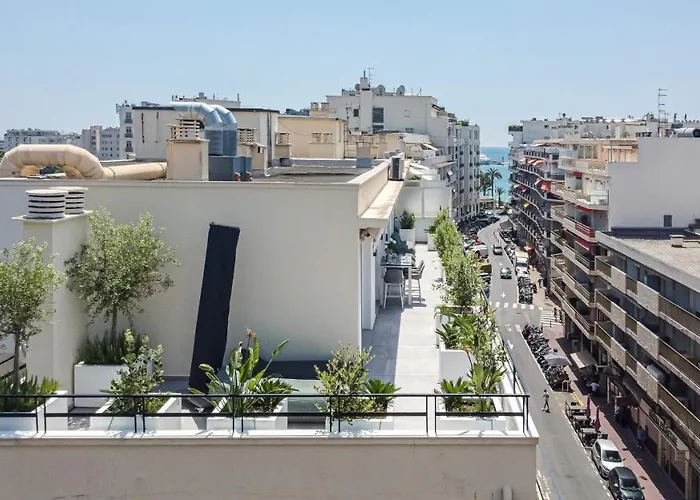 شقة Luxurious Penthouse Rooftop Martinez Croisette *