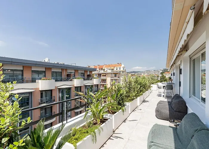 Luxurious Penthouse Rooftop Martinez Croisette شقة كان