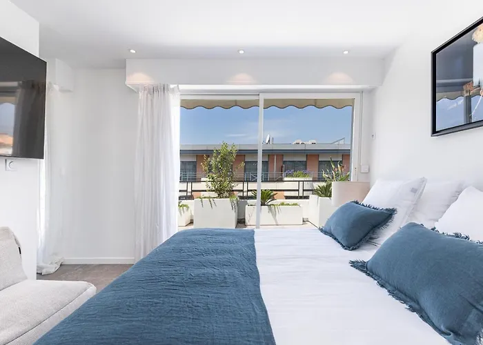 Luxurious Penthouse Rooftop Martinez Croisette شقة *