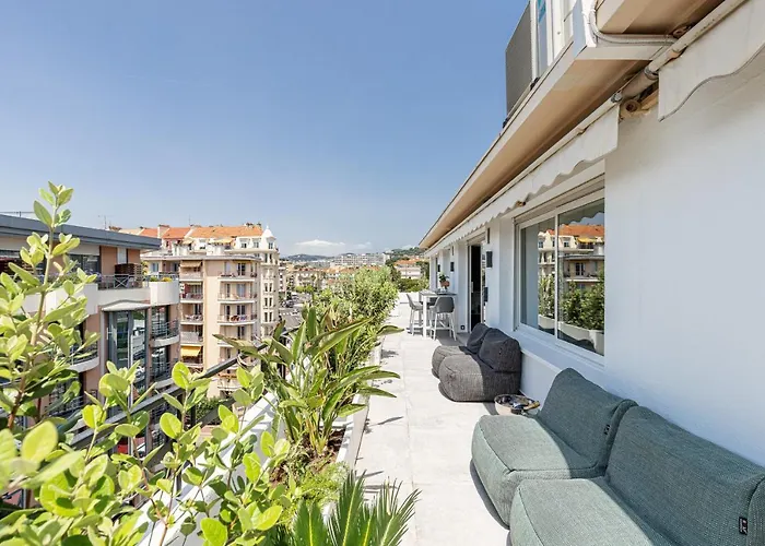 شقة Luxurious Penthouse Rooftop Martinez Croisette