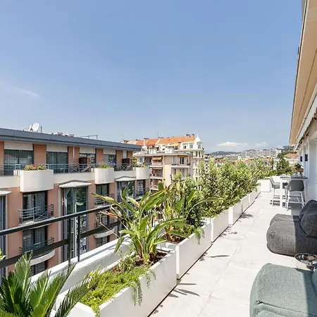 Luxurious Penthouse Rooftop Martinez Croisette Lägenhet Cannes